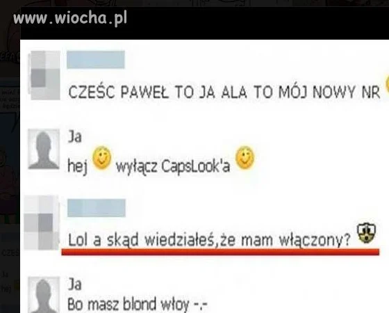 Blond włosy