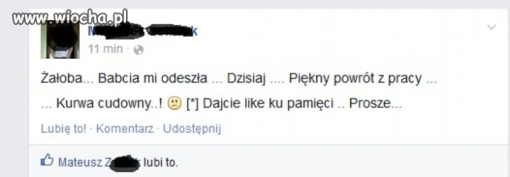 Zmarła babcia