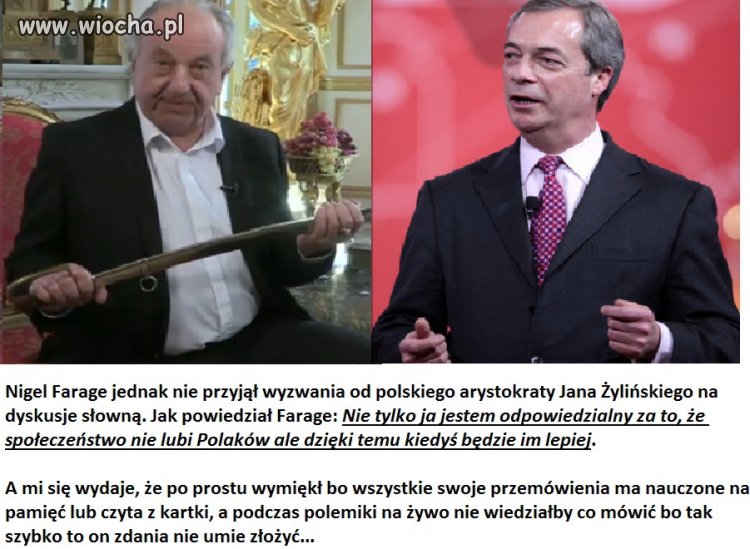 Nigel jednak nie jest taki mocny