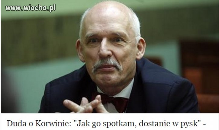 Mam nadzieję że Janusz nie pozostanie mu dłużny 