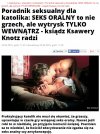 Ksiądz żyjący w celibacie fachowcem od seksu 