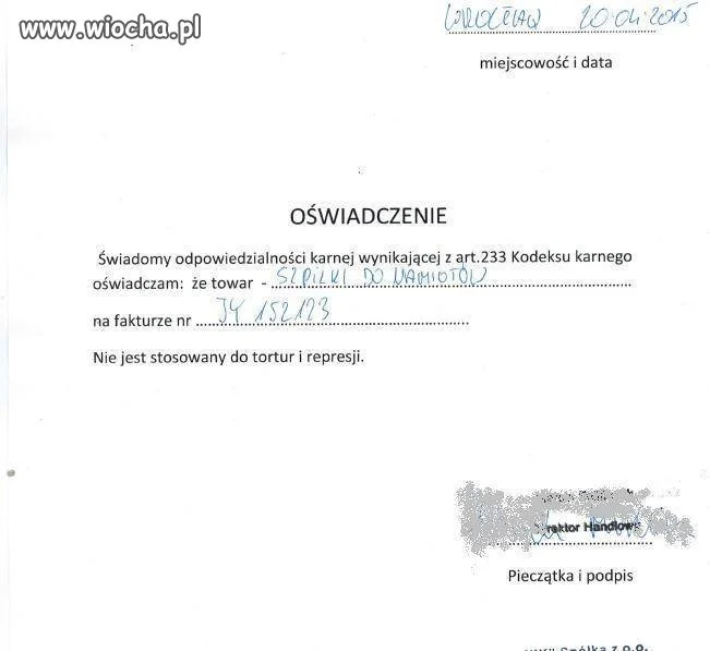50 twarzy Izby Celnej.
