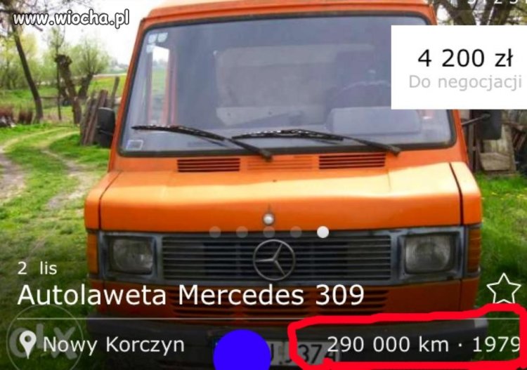 Oryginalny przebieg 