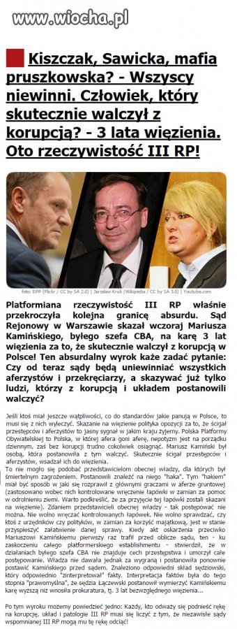 Oto rzeczywistość III RP