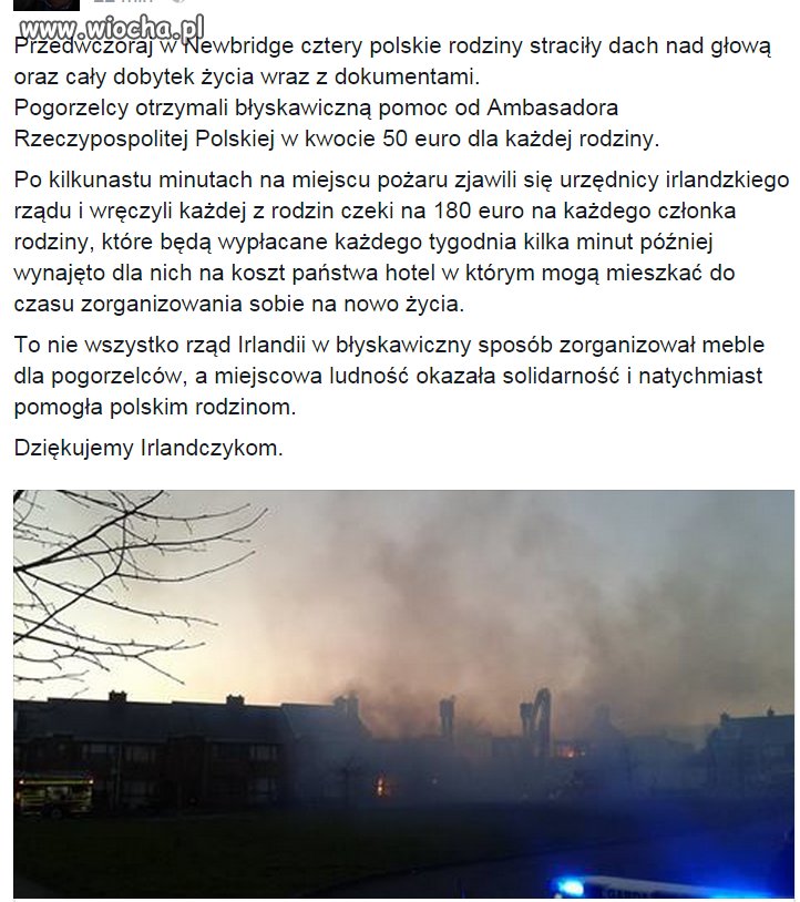 Polak zawsze może liczyć na pomoc od swojego rządu