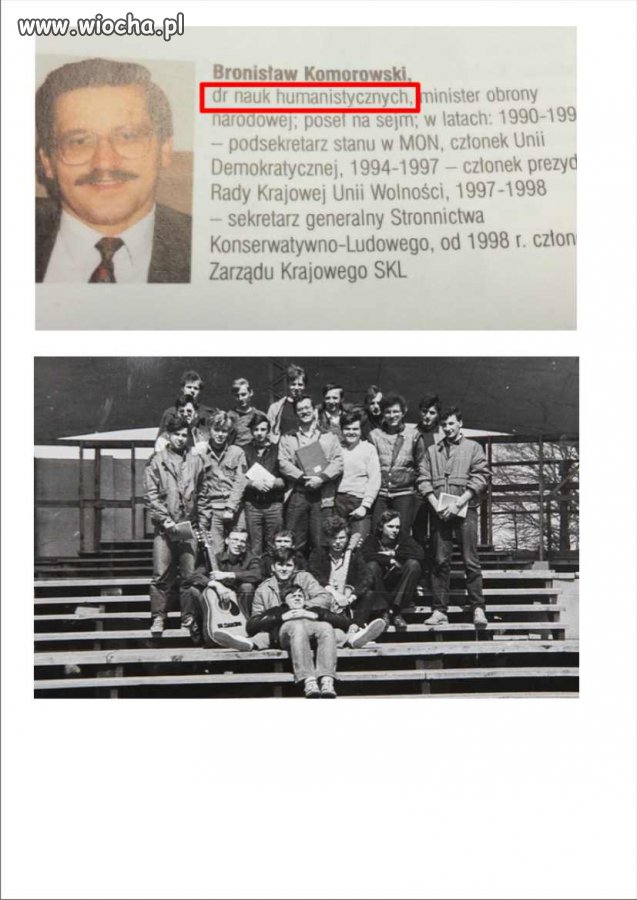 "Dr. nieók chómanistycznych" ze swoimi uczniami