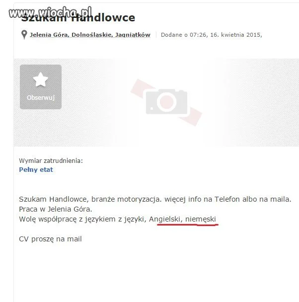 Jaki Język ?