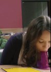Marta ćwiczy przed egzaminem ustnym.
