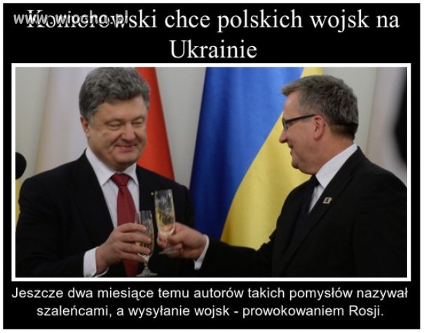 Polskie wojsko na Ukrainie, bo tak chce Bronek