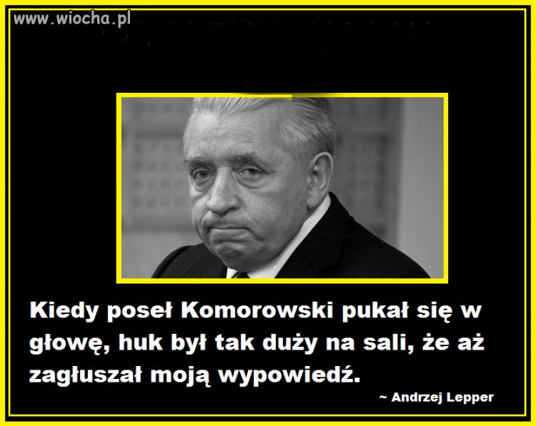 Aż "bul" przepełniał słuchających od tego huku...