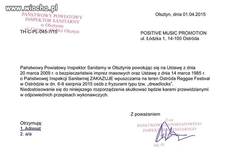 Ciekawostka dla fanów koncertów 