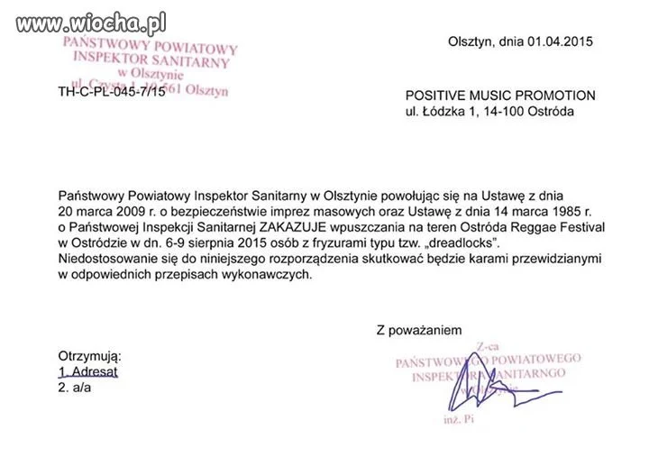 Ciekawostka dla fanów koncertów 