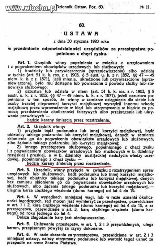 Tą ustawę powinno się przywrócić 