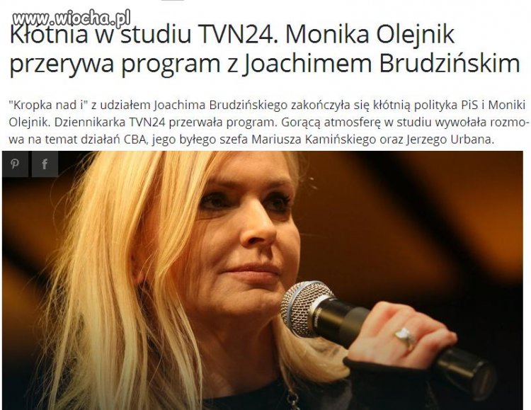 Pseudo dziennikarka straciła kontakt z bazą.
