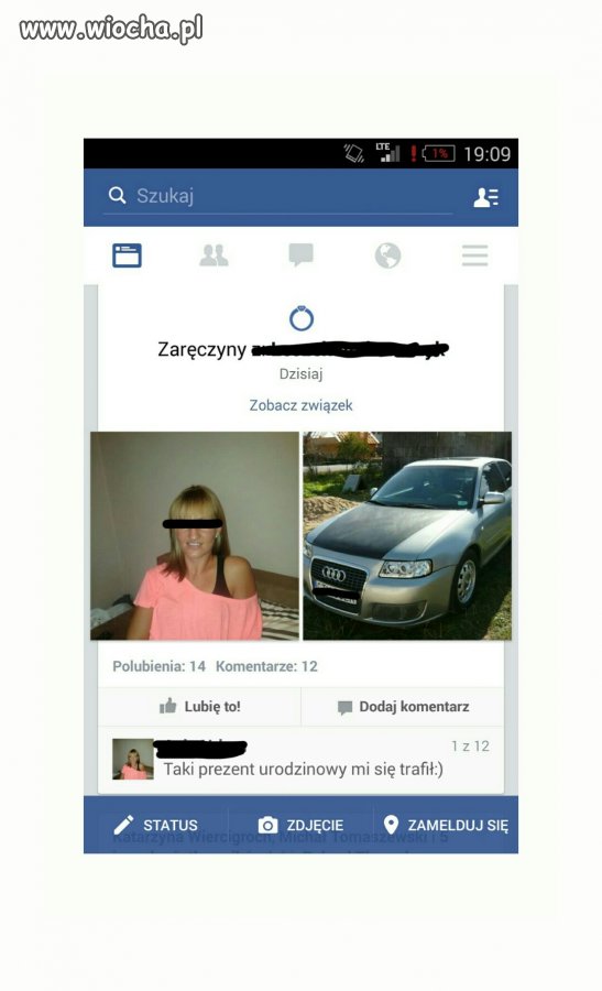 Zaręczyny z samochodem 