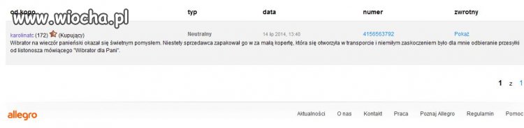 Zakupy na allegro 