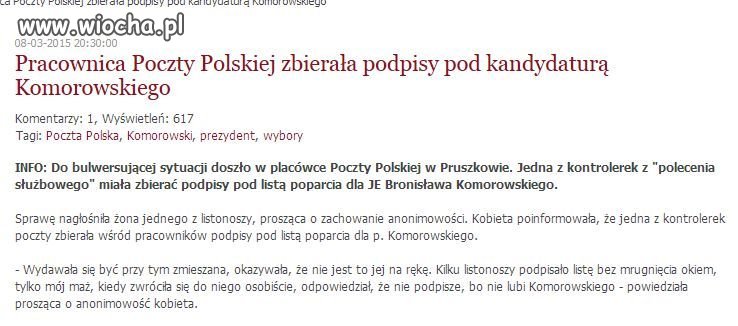 SKANDAL na Poczcie Polskiej "jak nie to wylot"