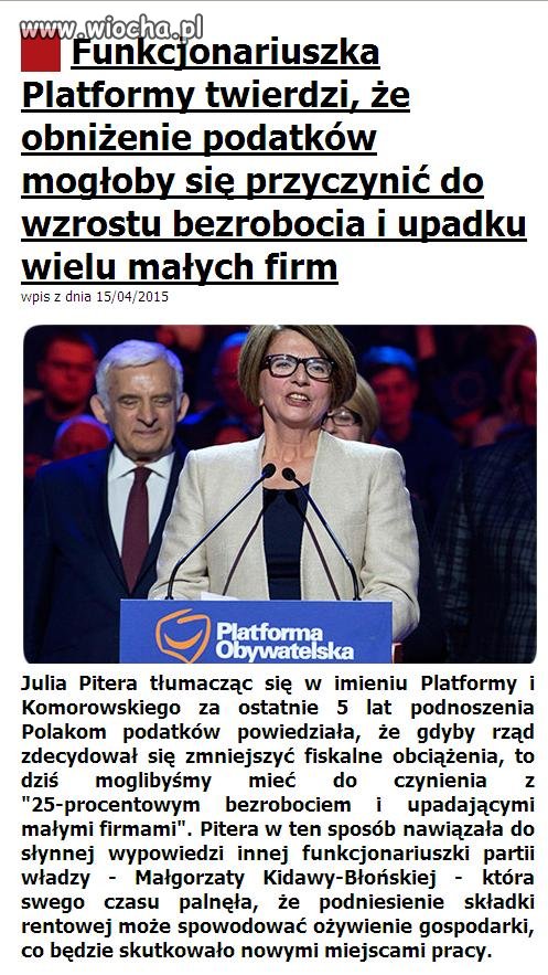 Funkcjonariuszka PO twierdzi 