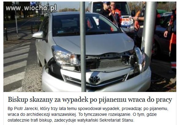 "...a spod łóżka wyszedł biskup"