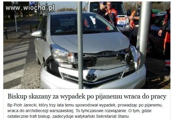 "...a spod łóżka wyszedł biskup"