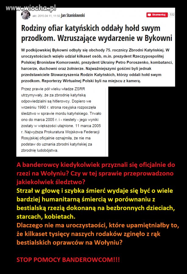 Kiedy uczcimy pamięć ofiar rzezi wołyńskiej?