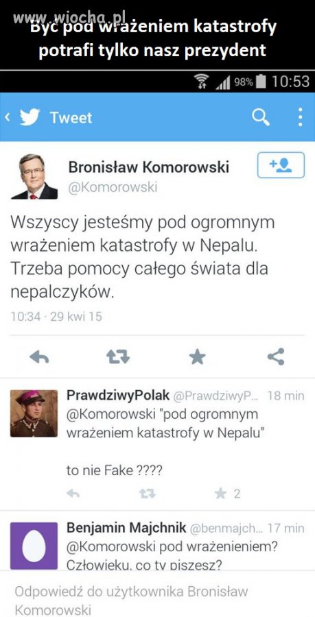 Być pod wrażeniem, Nepalczyków z małej litery 