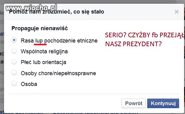 Serio FB? zatrudniliście Komorowskiego?