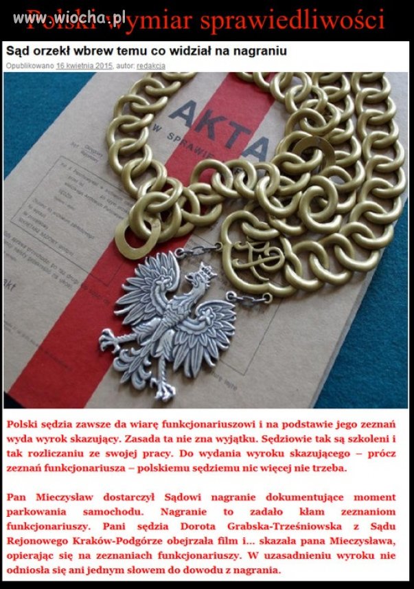 Polski wymiar "sprawiedliwości" 