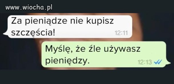 Szczęście za pieniądze