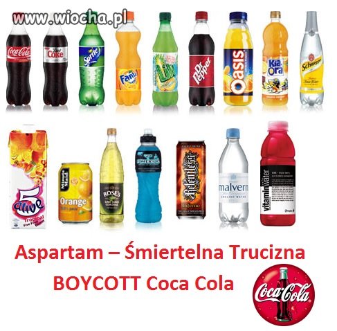 Pepsi rezygnuje z trującego aspartamu jako słodzika