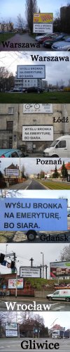 Wyślij Bronka na emeryturę.