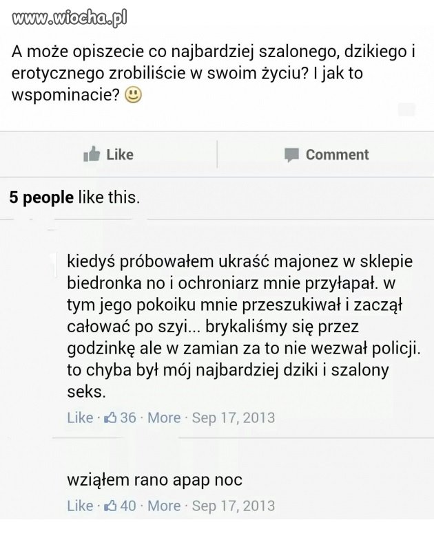 Coś szalonego w życiu