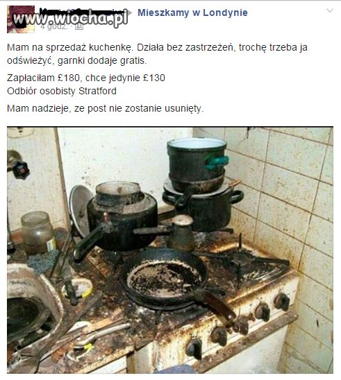 Sprzedam Kuchenkę