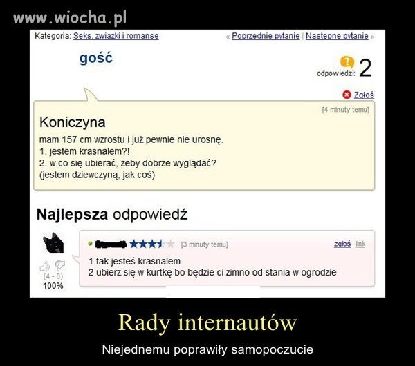 Rady internautów