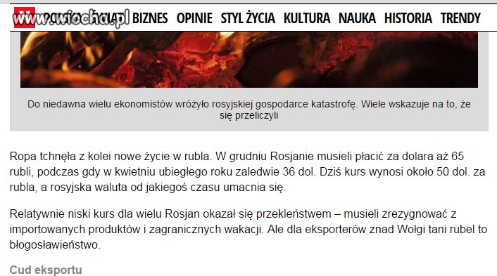 50 dolarów za rubla
