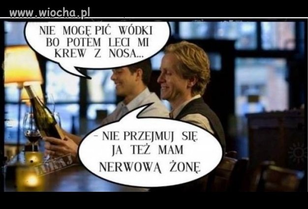 Nie mogę pić