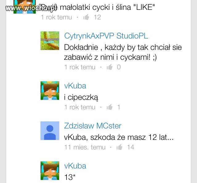 Trzynasto letni pogromca szparek
