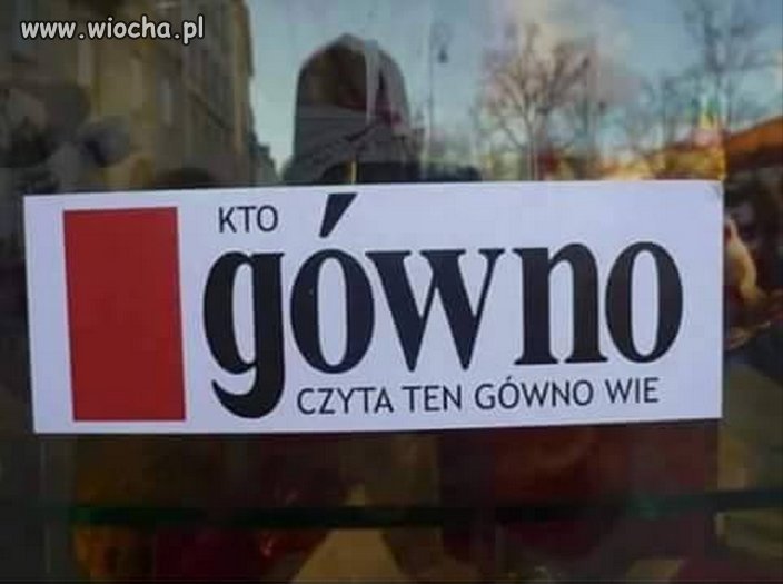 Takie wlepki ostatnio na mieście