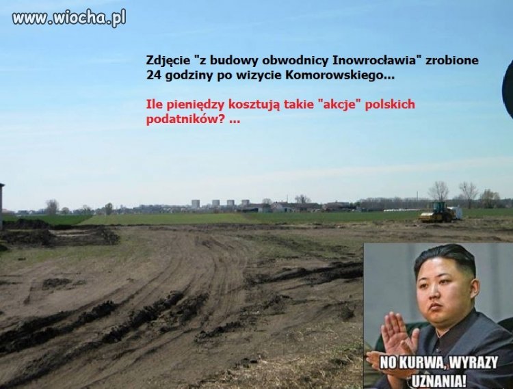 Propagandowe akcje, i to my za to
