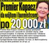 Kopacz sypnie pieniędzmi 