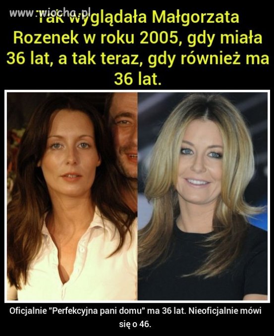 Rozenek, czas się dla niej "zatrzymał"