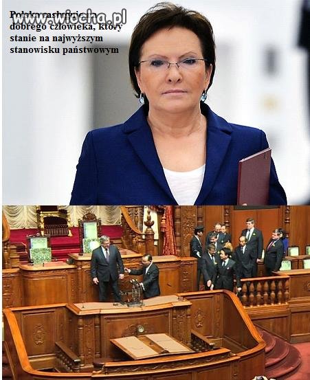Komorowski na krzesło 