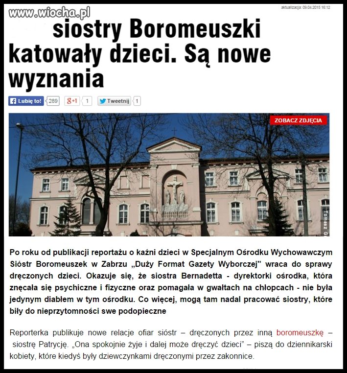 Siostra Bernadetta siedzi