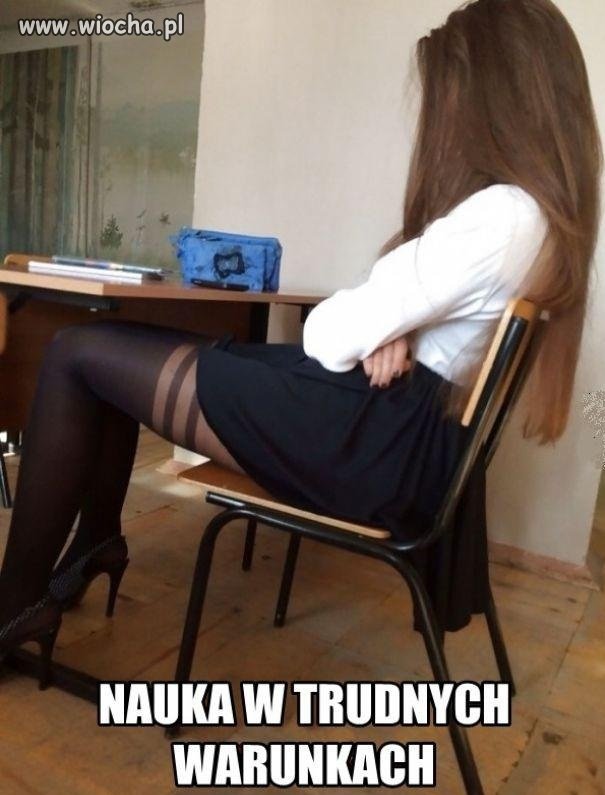Mam trudne warunki do nauki w szkole...