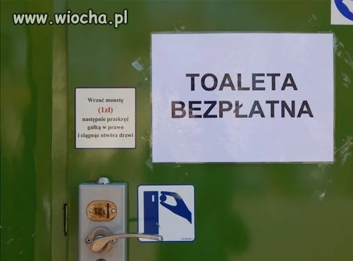 Taka toaleta tylko w Polsce 