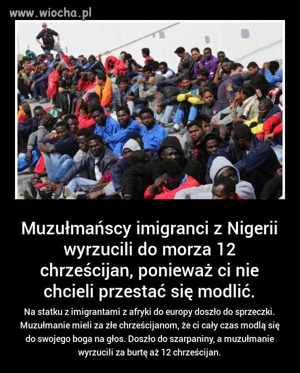 Płyną do nas asymilować się z nami.