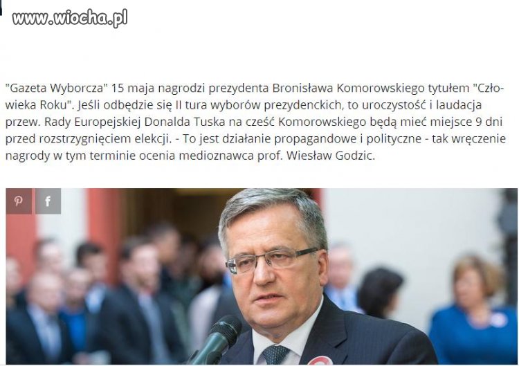 Człowiek Roku  Gazeta Wyborcza