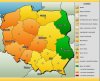 Pogodowa mapa Polski