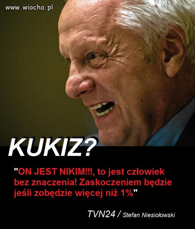 Innymi słowy "Obywatele są dla mnie nikim".