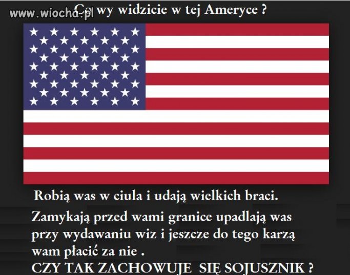 Dymają was na kasę  nie znoszą wiz.